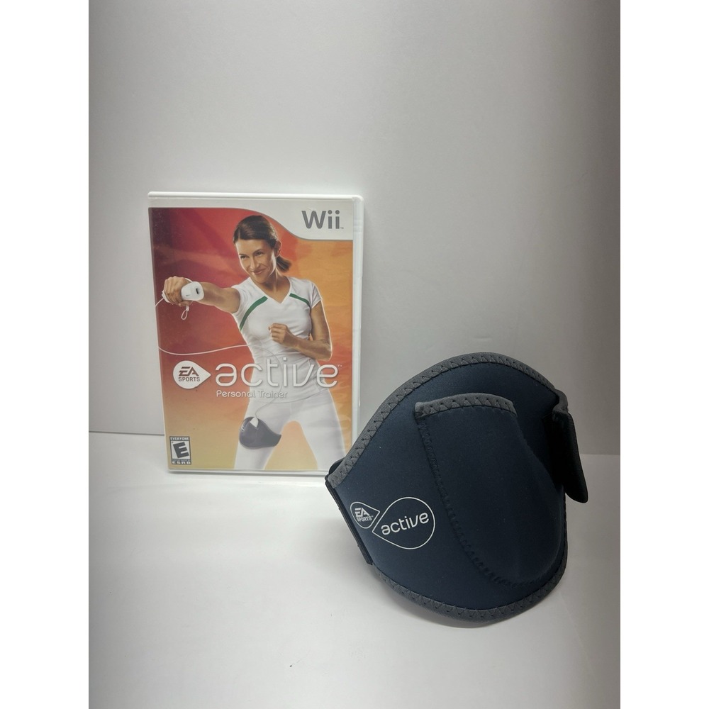 EA Sports Active: Personal Trainer (Nintendo Wii, 2004) With Manual & Leg‎ Strap